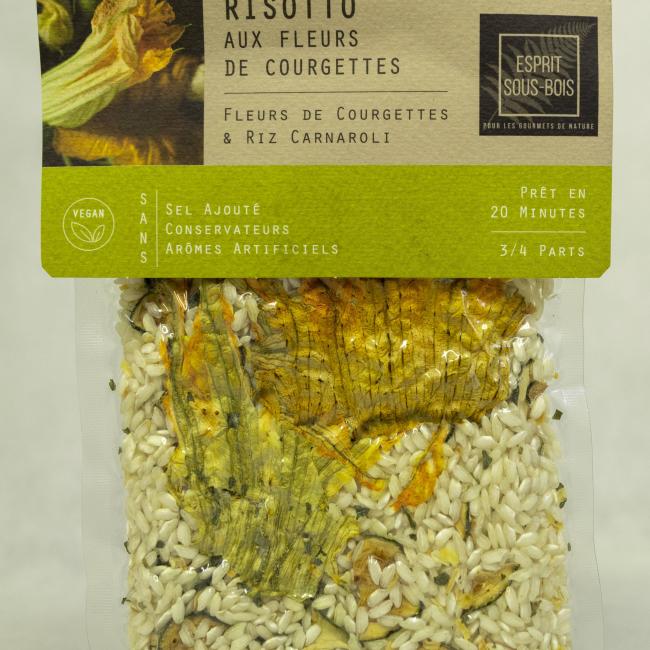 Risotto aux fleurs de courgettes - Risotto aux fleurs de courgettes